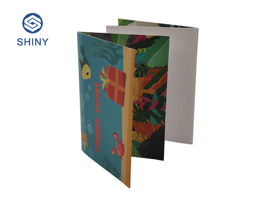Biglietti di auguri per il compleanno della registrazione vocale del ODM dell'OEM con stampa a colori di CMYK 4C