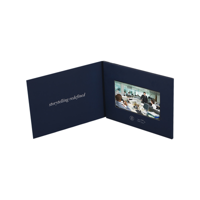 Carta LCD dell'opuscolo del ODM video promozionale per la dimensione di vendita 148×210mm