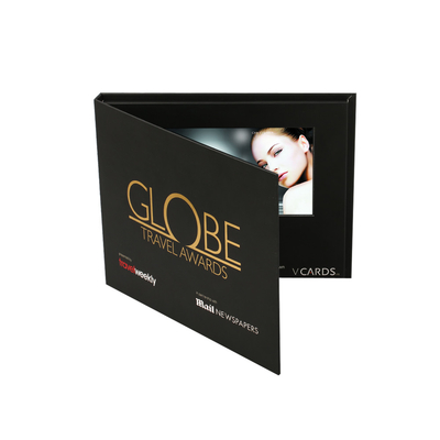 7 pollici HD LCD Video Brochure Card Full Color 256MB Memoria Materiale cartaceo rigido