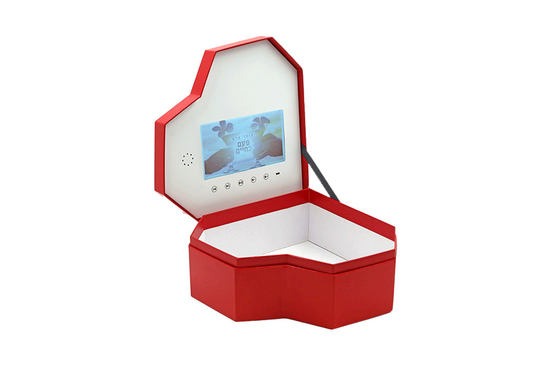 Il cuore modella memoria di formato 512MB del contenitore di regalo dello schermo LCD di USB la video video 3GP MKV