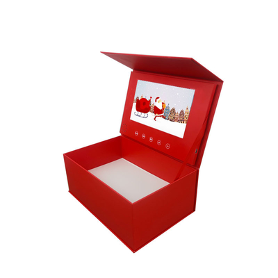 Contenitore di regalo di doratura dello schermo LCD del quadrato video per il ODM promozionale del regalo