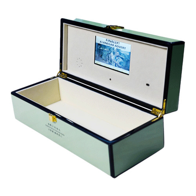 Doppio contenitore di regalo LCD di Decker video Autoplay con laminazione lucida